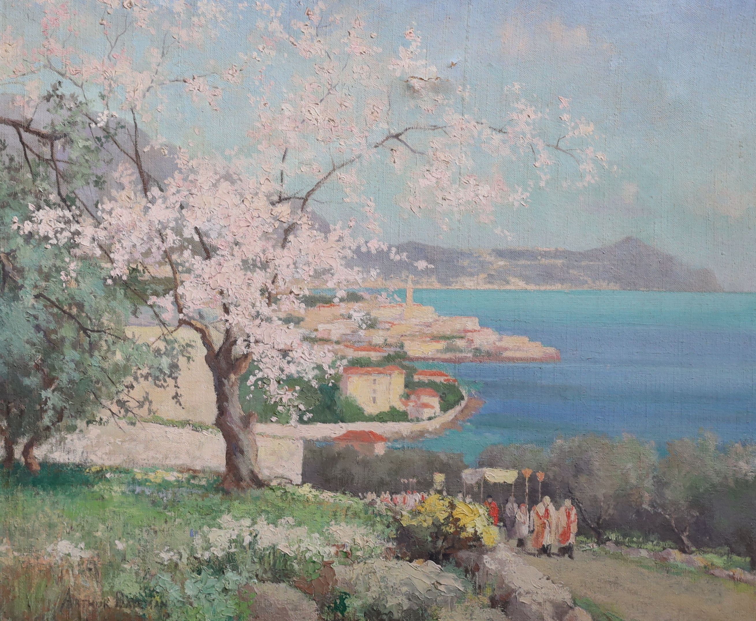 Arthur Bernard Bateman (1883-1970), A Spring Festival in Italy, oil on canvas, 62 x 75cm